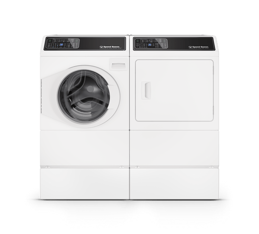 Speed Queen PDR108W Raises your washer or dryer an additional 8 inches  Compatible with front load washers and dryers
