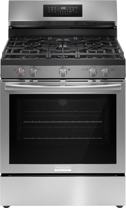 Frigidaire GCRG3059BF 30" Rear Control Gas Range with Air Fry