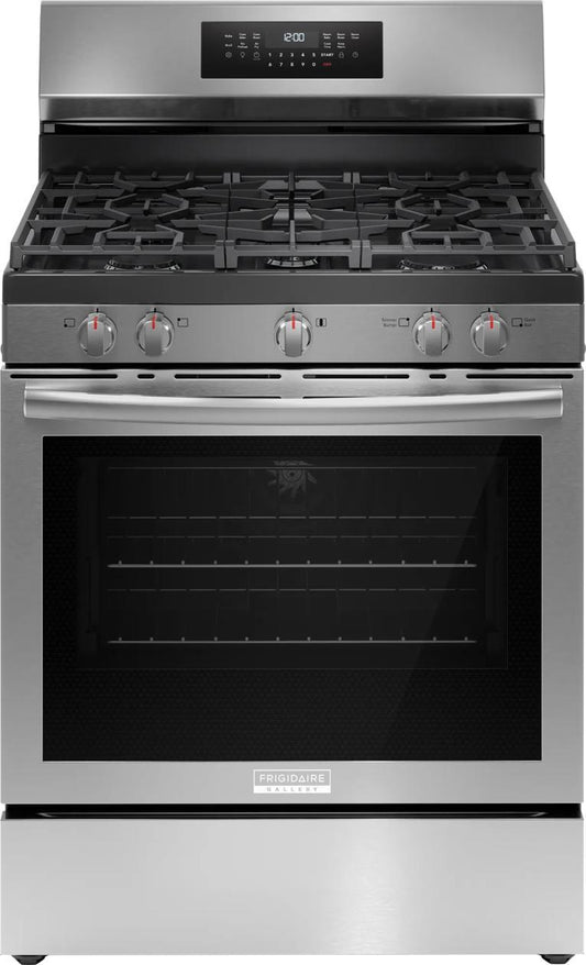 Frigidaire GCRG3059BF 30" Rear Control Gas Range with Air Fry