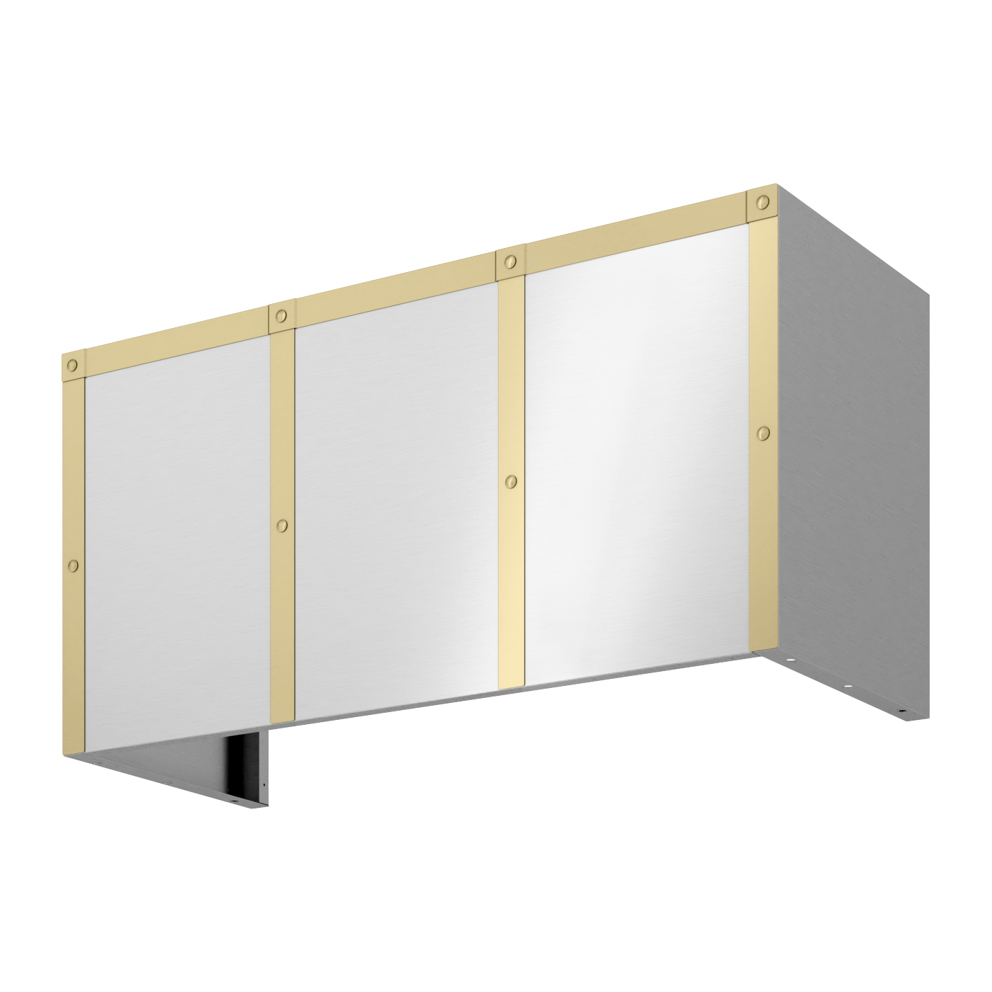 Zephyr BKDC14818ASG Duct Cover Banding Kit, 48in x 18in, Satin Gold
