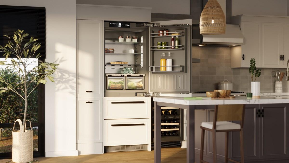 Liebherr HCB1590G Fully Integrated Bottom Freezer Refrigerator with BioFresh