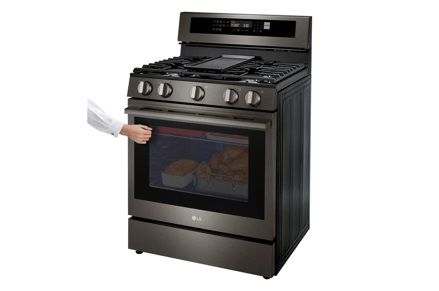 Lg LRGN6325Z 6.3 cu. ft. Smart Wi-Fi Enabled Probake Convection® Gas Range with Air Fry & EasyClean®