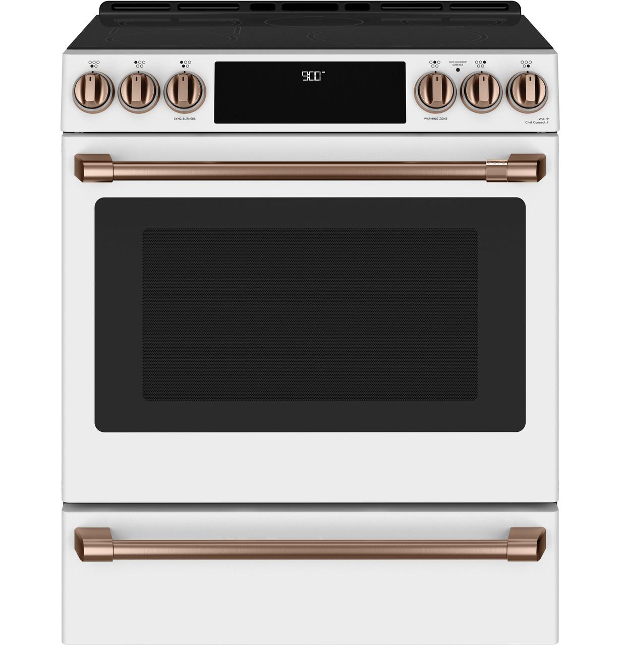 Cafe CXFCHHKPMCU CAF(EBACK)™ Front Control Induction Knobs and Handles - Brushed Copper