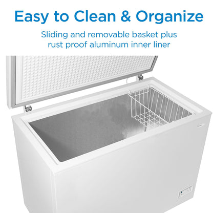 DCF100A6WM Danby 10.0 cu. ft. Square Model Chest Freezer in White