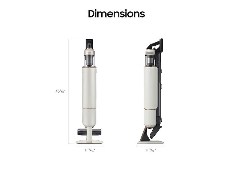 Samsung VS20A95000E Bespoke Jet™ Cordless Stick Vacuum with All-in-One Clean Station® and Spray Spinning Sweeper in Santorini Beige