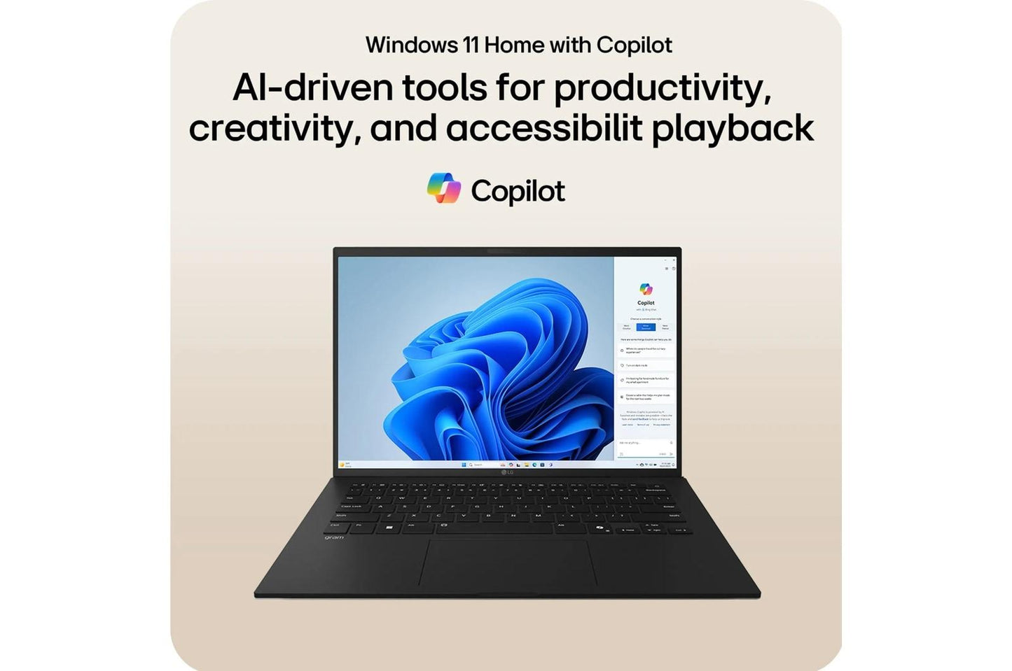 14Z90TGAAB2U1 LG gram 14 Inch, Thin and Lightweight Laptop, Windows 11 Home, Intel® Core™ Ultra 5, 16GB RAM, 512GB SSD, Black