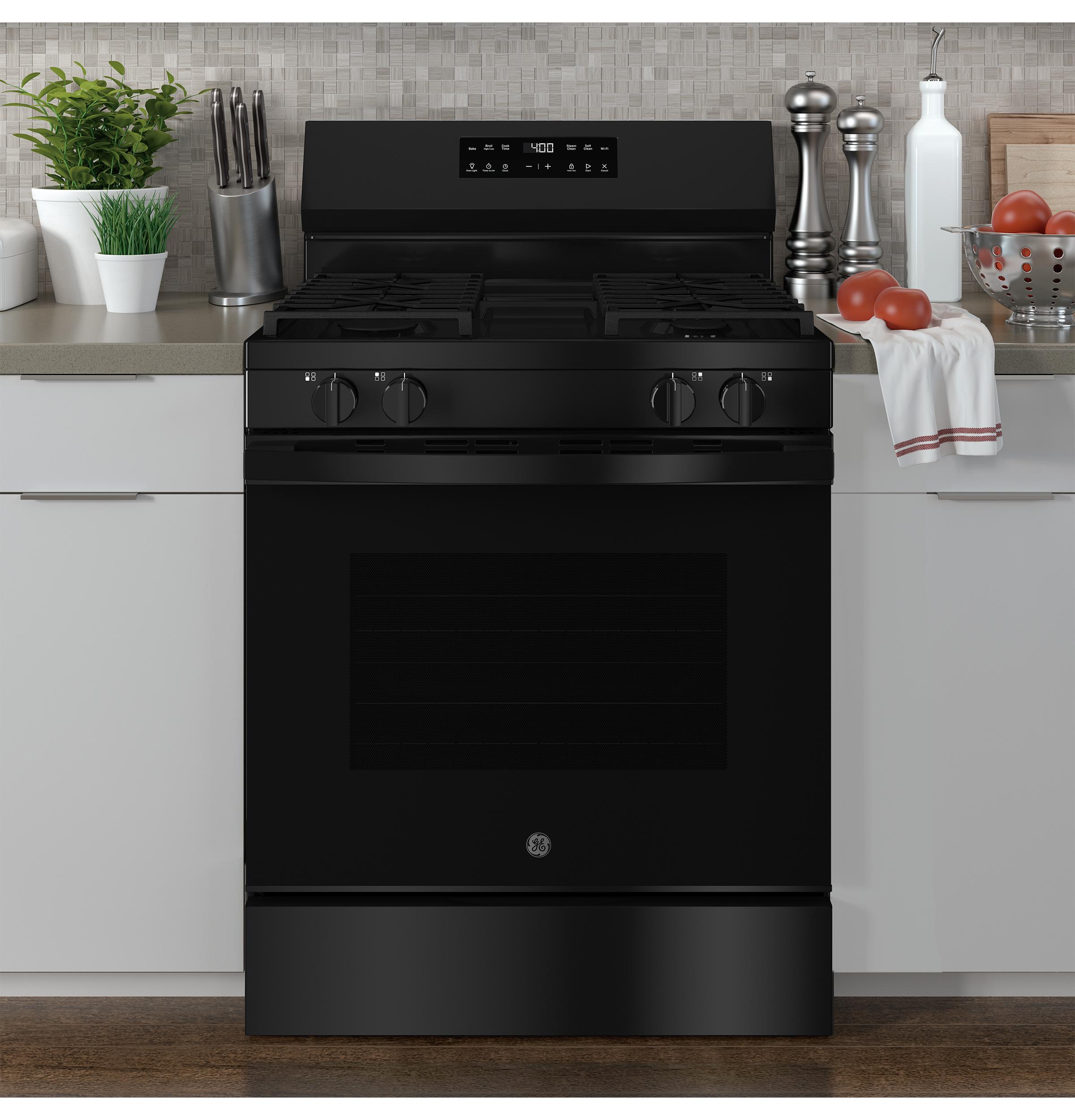 GGF400PVBB GE® 30" Free-Standing Gas Range