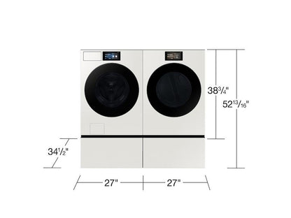 Samsung WE602NY Bespoke 27" Wide Laundry Pedestal with Storage Drawer in Ivory