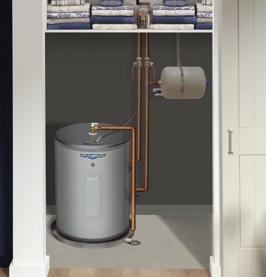 GE20L08BAR GE® 18 Gallon Side Port Lowboy Electric Water Heater