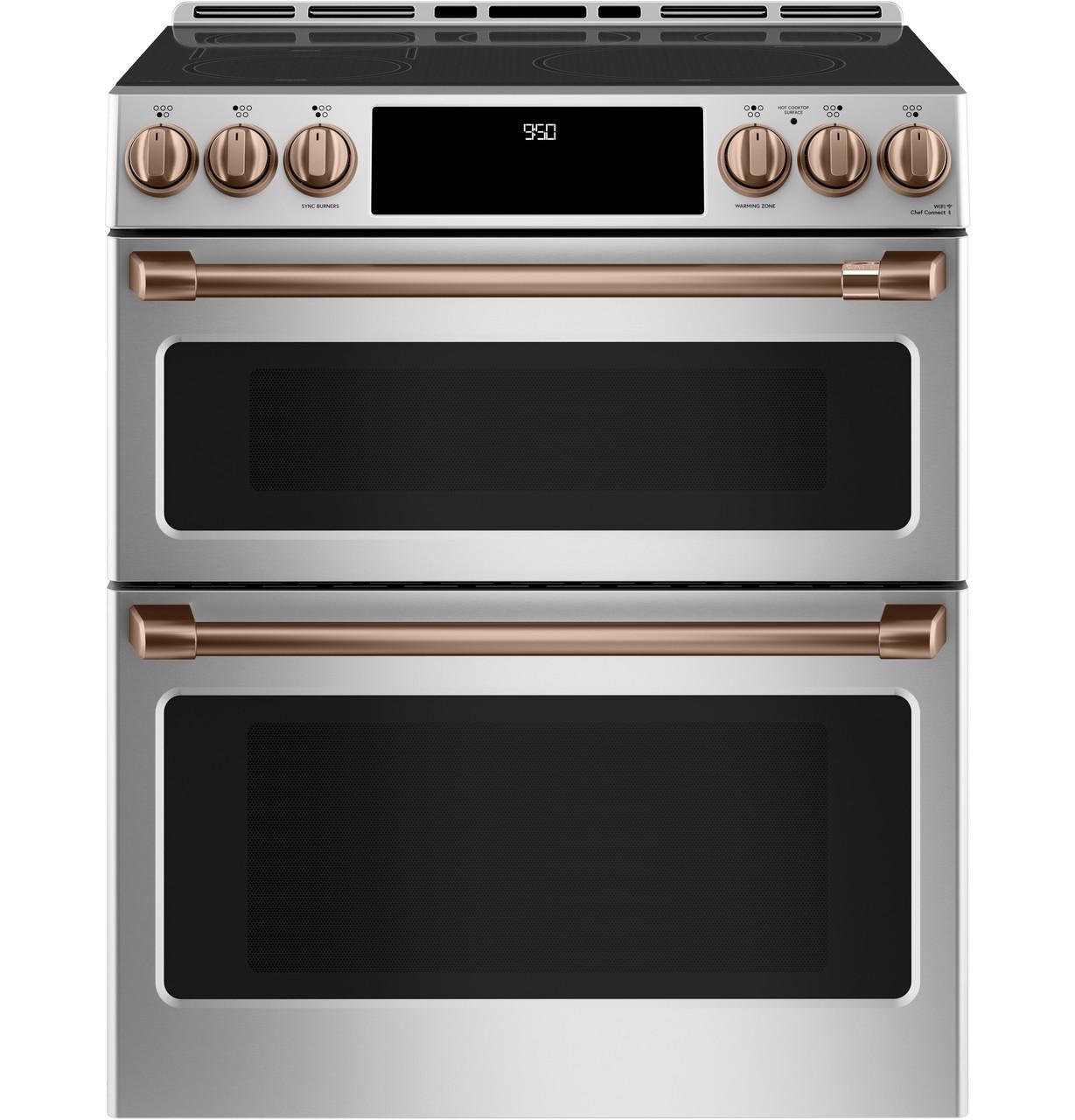 Cafe CXFCHHKPMCU CAF(EBACK)™ Front Control Induction Knobs and Handles - Brushed Copper