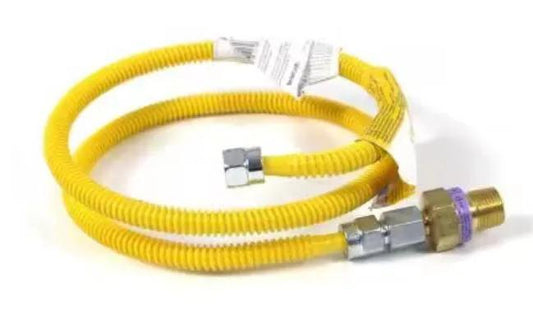 Frigidaire 5304438525 4' Long 3/8" OD Gas Connector with Safety Plus Excess Flow Valve