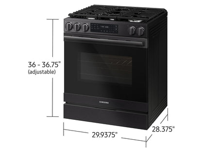 Samsung NSG80H60SE Bespoke Smart Slide-in Gas Range Pro Style Design  Air Fry Max  True Convection