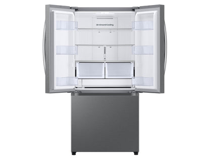 Samsung RF25C5A01SR Bespoke AI 3-Door French Door Auto Ice Maker  All-Around Cooling  25 cu.ft.