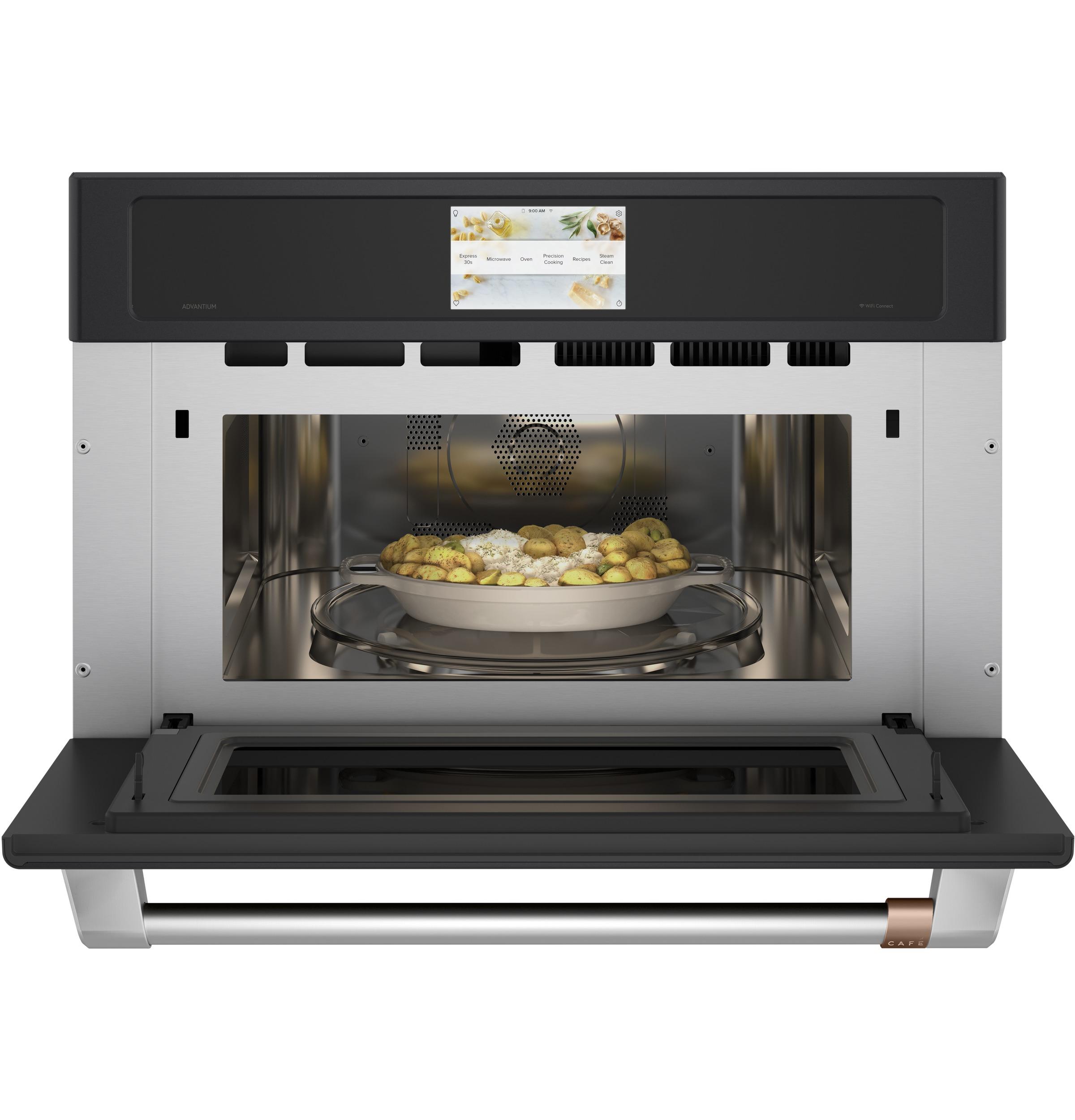 Cafe CSB913P3VD1 Caf(eback)™ 30" Smart Five in One Oven with 120V Advantium® Technology