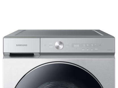 Samsung WF53BB8900AT Bespoke 5.3 cu. ft. Ultra Capacity Front Load Washer with AI OptiWash™ and Auto Dispense in Silver Steel