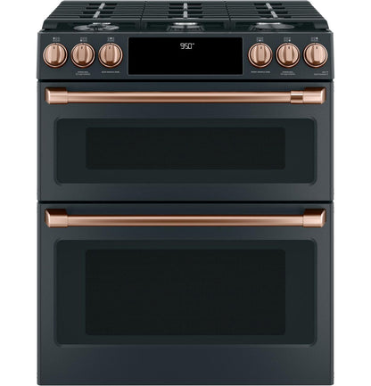 Cafe CXFCGHKPMCU CAF(EBACK)™ Front Control Gas Knobs and Handles - Brushed Copper