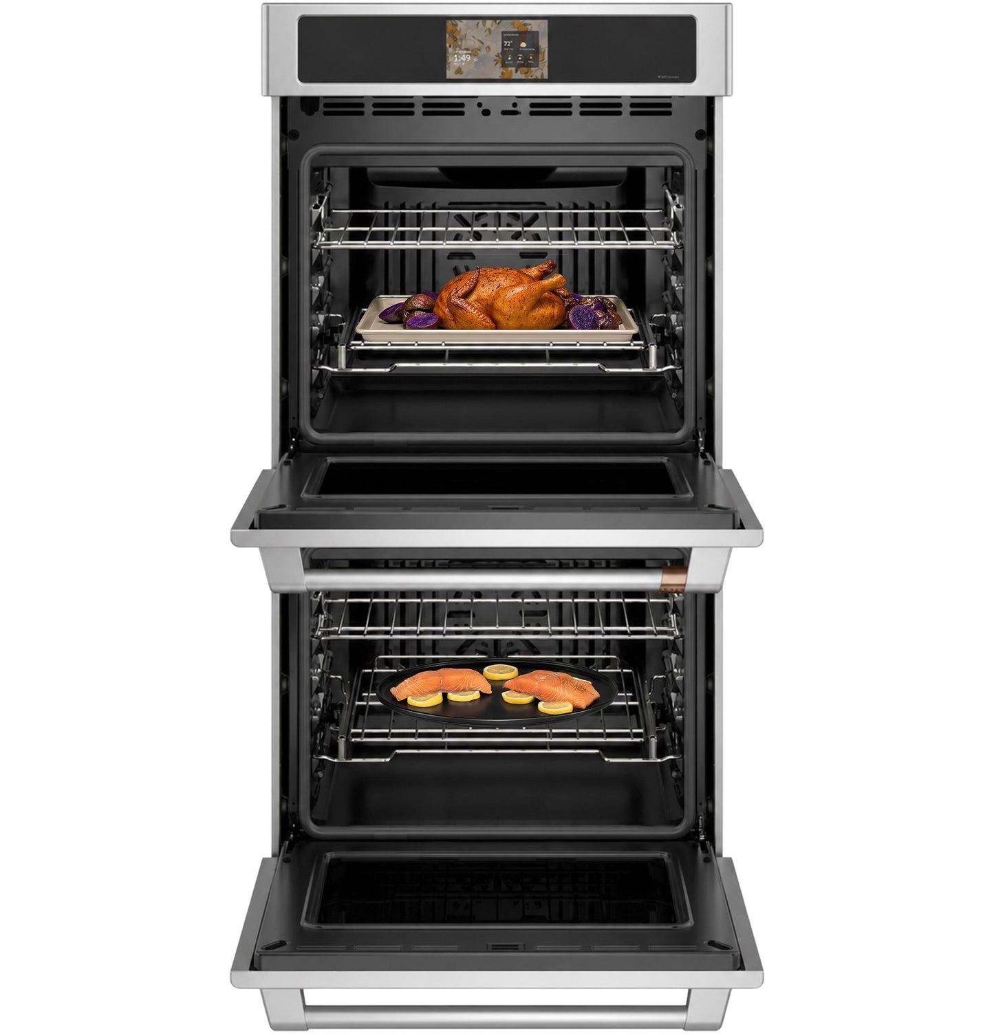 Cafe CKD70DP2ZS1 CAF(EBACK)™ 27" Smart Double Wall Oven with Convection