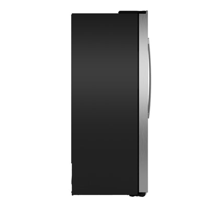 GZS24PYYFS GE® 23.5 Cu. Ft. Counter-Depth Side-By-Side Refrigerator with LED Light Walls and Extra Tall Dispenser