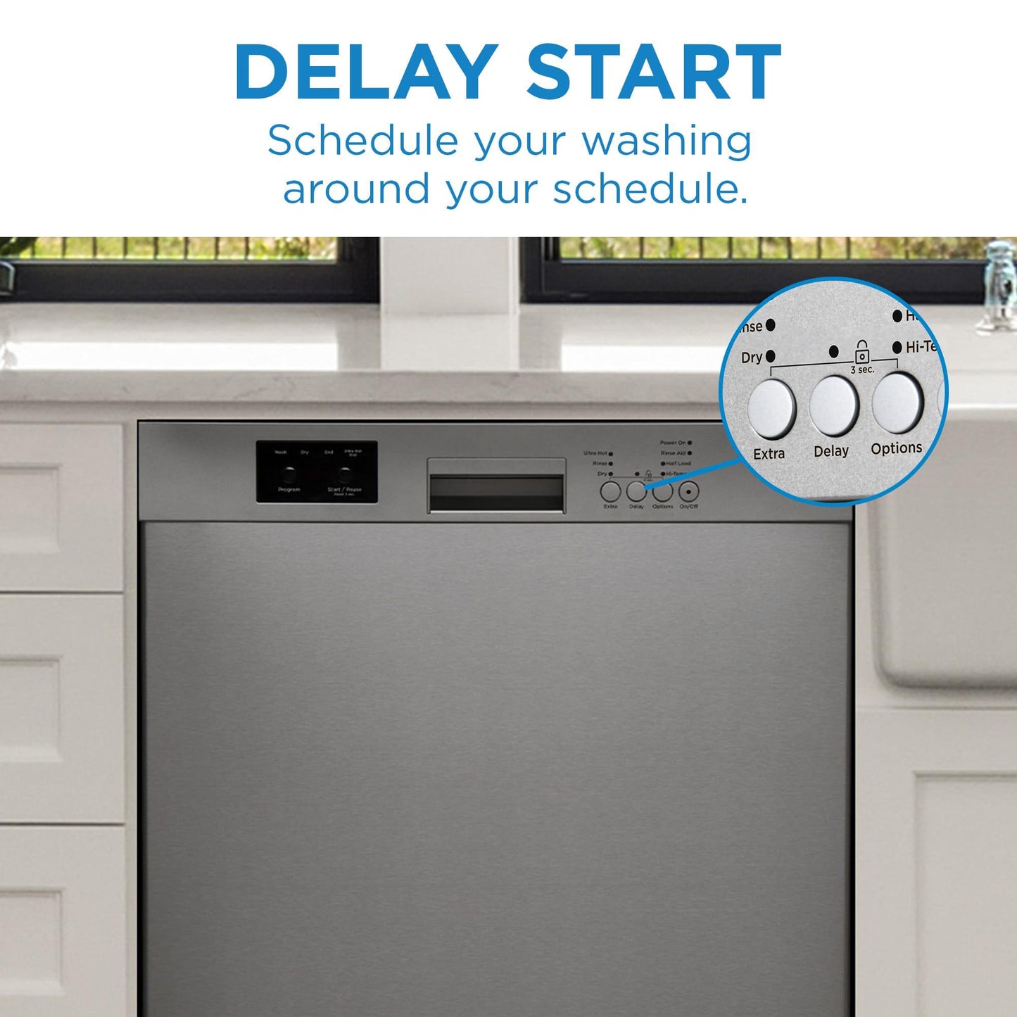 DDW2400ESS Danby 24" Built in Dishwasher in Stainless Steel