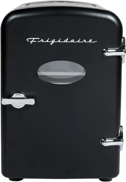 Frigidaire EFMIS175BLACK 9-Can Retro Mini Fridge Cooler - Black