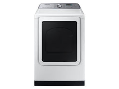 Samsung DVG54CG7150W 7.4 cu. ft. Smart Gas Dryer with Pet Care Dry and Steam Sanitize+ in White
