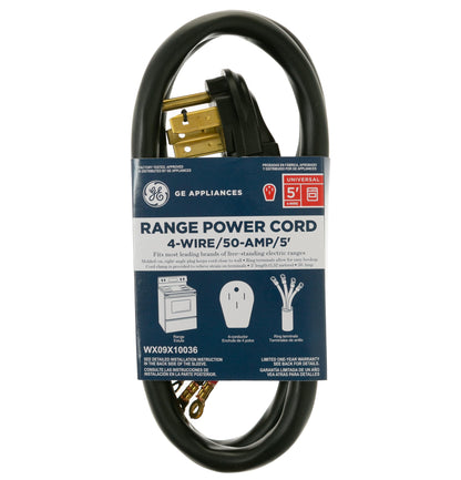 Ge Appliances WX09X10036 Range Cord 5' 50 Amp 4 Wire