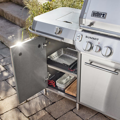 Weber 1500092 Summit® GC38 S Grill Center (Natural Gas) - Stainless Steel