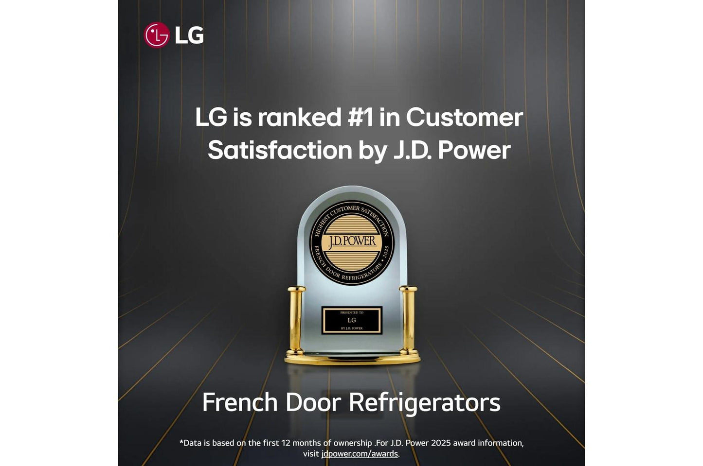Lg LF21G6201S 21 cu. ft. 3-Door French Door, Counter-Depth MAX™ Refrigerator