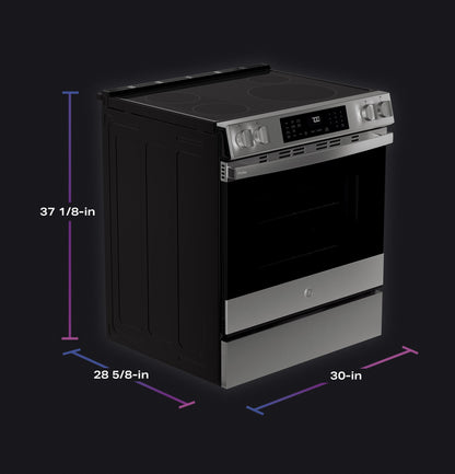 PHS700AYFS GE Profile™ ENERGY STAR® 30" Smart Slide-In Induction and Convection Range with No Preheat Air Fry and EasyWash™ Oven Tray