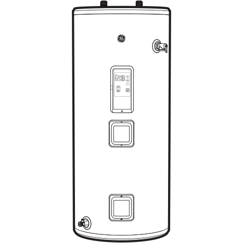 GE40S12BLM GE® Smart 40 Gallon Short Electric Water Heater