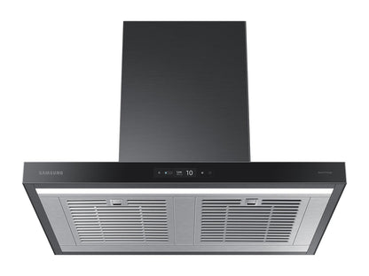 Samsung NK30CB700W33 30" Bespoke Smart Wall Mount Hood with LCD Display in Clean Deep Charcoal