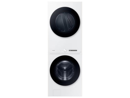 Samsung WH46DBH100EW Bespoke AI Laundry Hub™ 4.6 cu. ft. Large Capacity Single Unit Washer with Steam Wash and 7.6 cu. ft. Electric Dryer in White