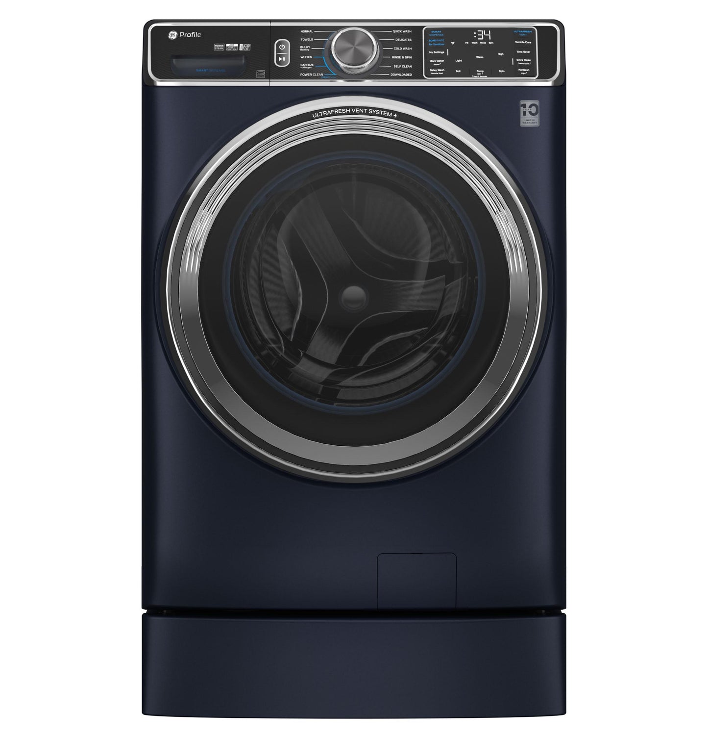 PFW870SPVRS GE Profile™ 5.3 cu. ft. Capacity Smart Front Load ENERGY STAR® Washer with UltraFresh™ Vent System+ with OdorBlock™