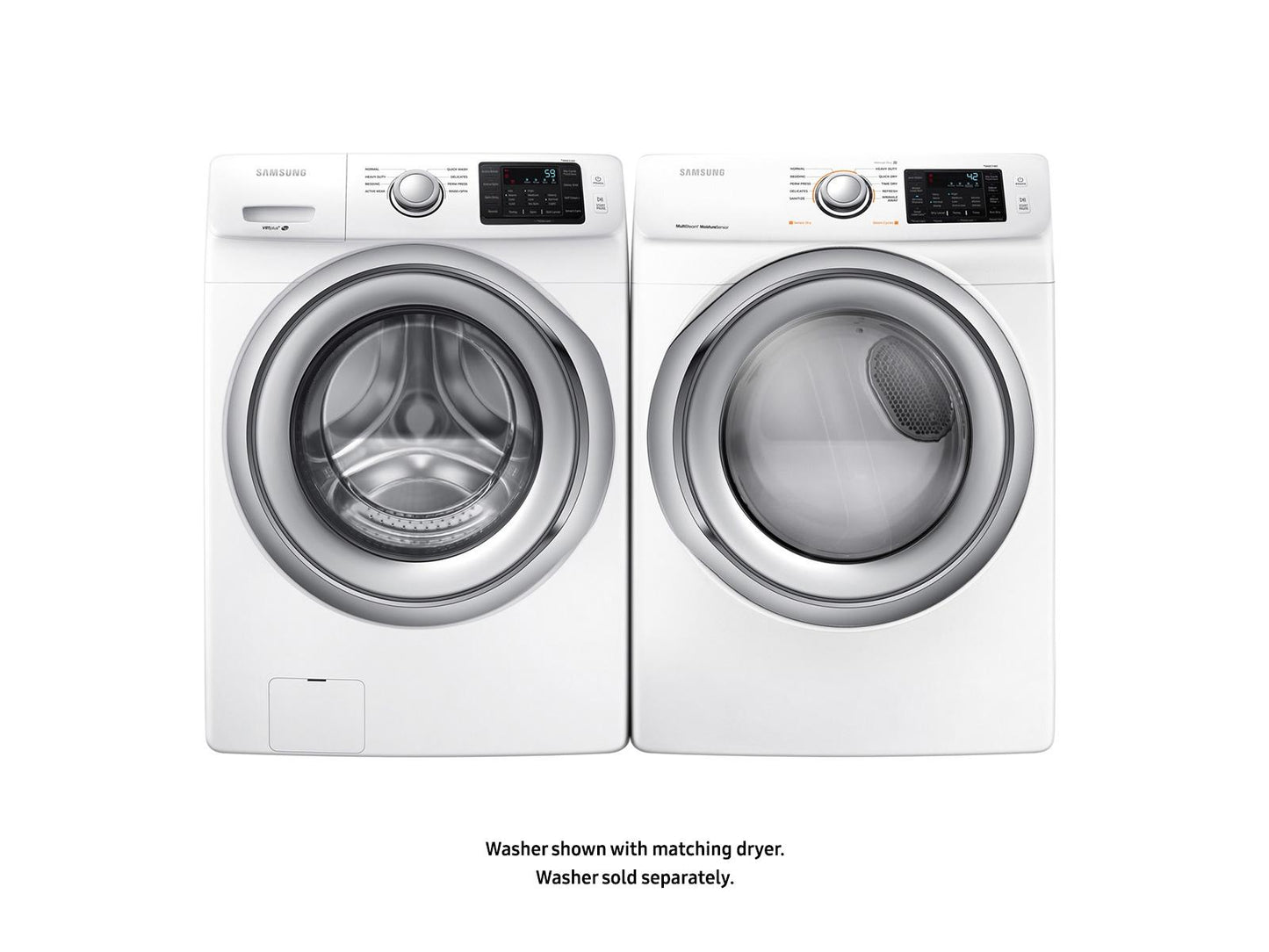 Samsung WF45N5300AW WF5300 4.5 cf Front Load washer w/ VRT Plus (2018)