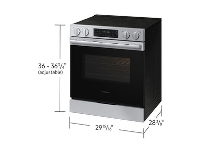 Samsung NSE70H63SR Bespoke Smart Slide-in Electric Range Pro Style Design  Air Fry Max  Precision Knobs