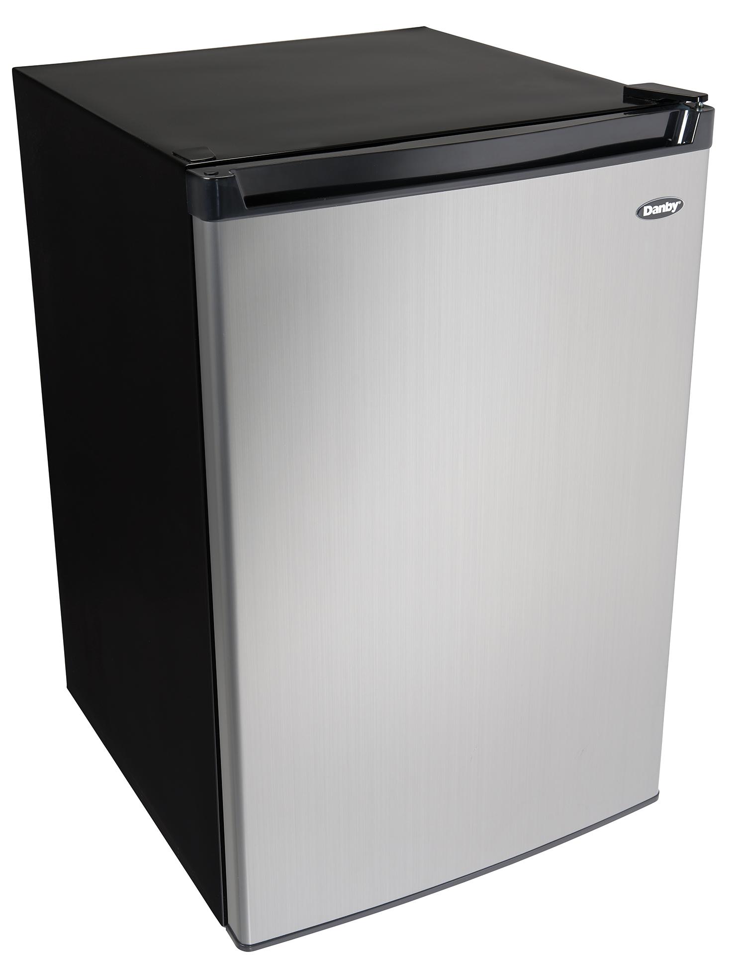 DCR045B1BSLDB Danby 4.5 cu. ft. Compact Fridge with True Freezer in Stainless Steel