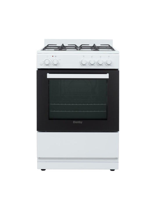 DR24V1WGLP Danby 24" Wide Gas Range in White