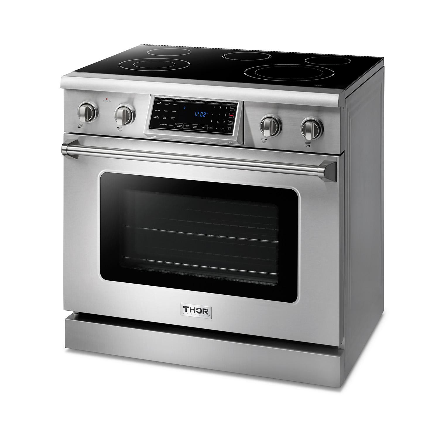 TRE3601 Thor Kitchen 36-inch Tilt Panel Electric Range - Professional - Tre3601