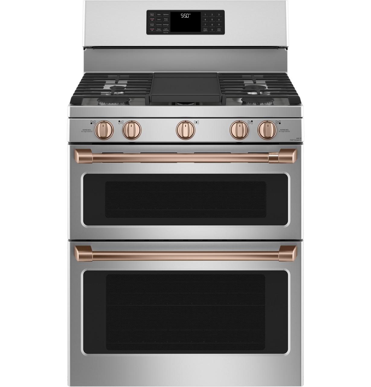 Cafe CXFSGHKPMCU CAF(EBACK)™ Freestanding Gas Knobs and Handles - Brushed Copper