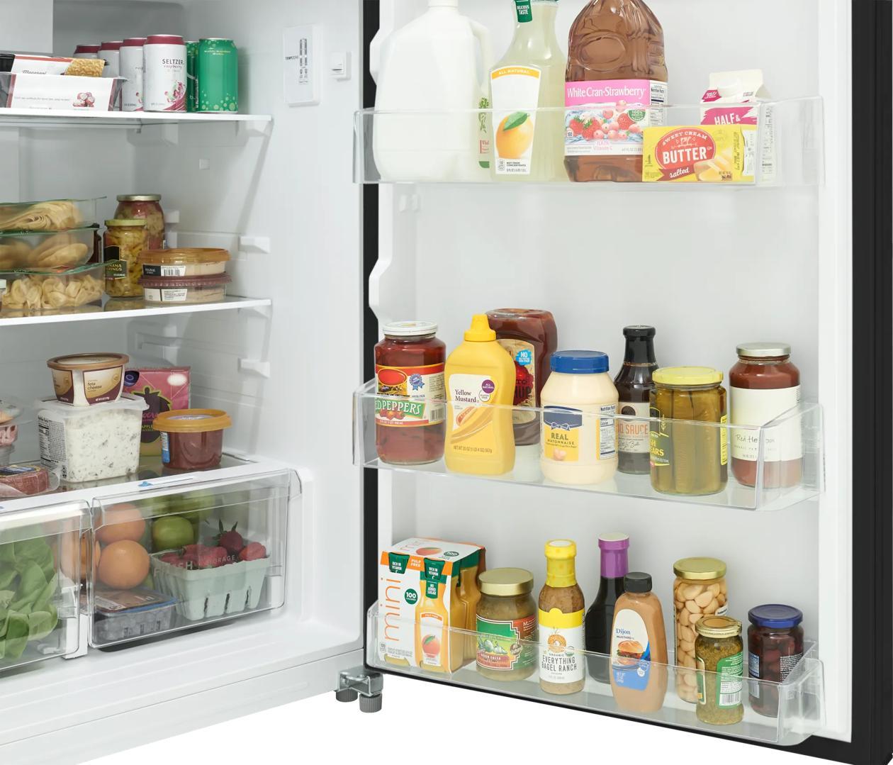Frigidaire FRTE2223AB 22 Cu Ft Garage Ready Top Freezer Refrigerator