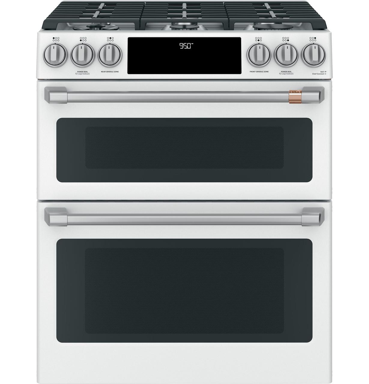 Cafe CXFCGHKPMSS CAF(EBACK)™ Front Control Gas Knobs and Handles - Brushed Stainless