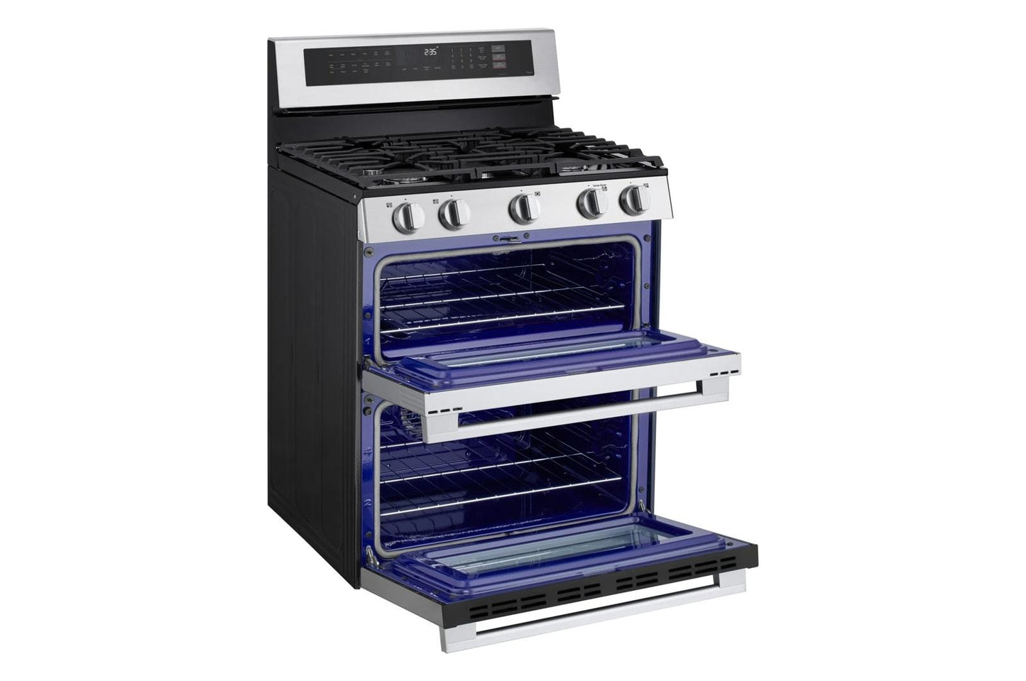 Lg LDGL6924Y 6.9 cu. ft. Smart Gas Double Oven Freestanding Range with ProBake Convection®, Air Fry & Air Sous Vide