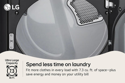 Lg DLG7151X 7.3 cu. ft. Ultra Large Capacity Gas Dryer with Sensor Dry Technology