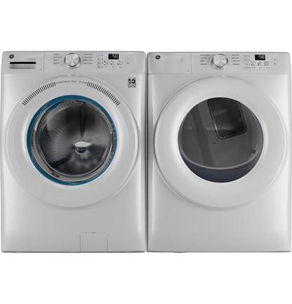 GFD35GSSYWW GE® ENERGY STAR® 7.8 cu. ft. Capacity Smart Front Load Gas Dryer