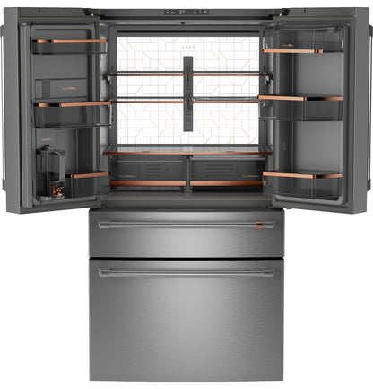Cafe CJE23DP2WS1 CAF(EBACK)™ ENERGY STAR® 23.2 Cu. Ft. Smart Counter-Depth 4-Door French-Door Refrigerator With Dual-Dispense AutoFill Pitcher