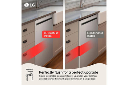Lg LDNPQ445S 24 Inch Smart Top Control FlushFit Design Dishwasher