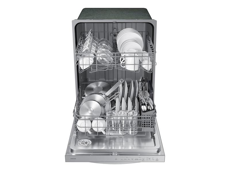 Samsung DW80CG4021SR Dishwasher with Height-Adjustable Rack Fingerprint Resistant  Digital Leak Sensor  53dBA