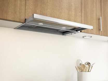 Zephyr ZPIE24AW290 Pisa, UC, 24", Wht+Glass, 290 CFM