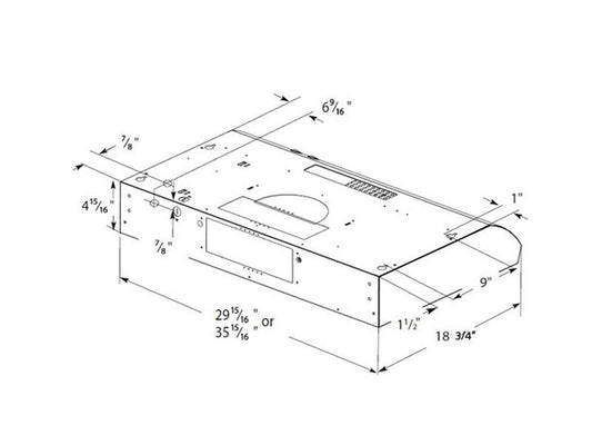 Elica KIT02722 Optional Duct Transition, 7" Round