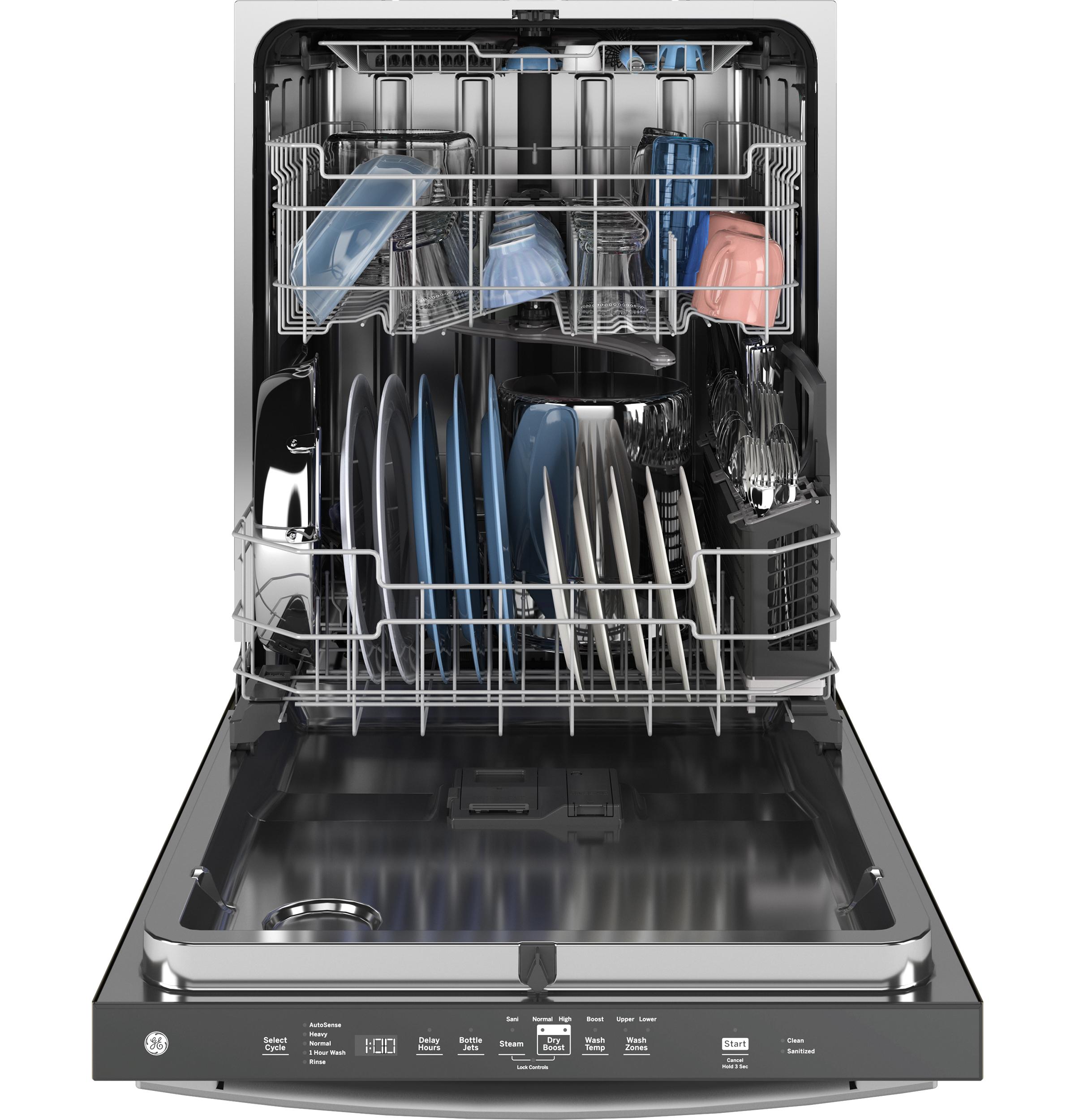 GDT670SYVFS GE® ENERGY STAR® Top Control with Stainless Steel Interior Dishwasher with Sanitize Cycle